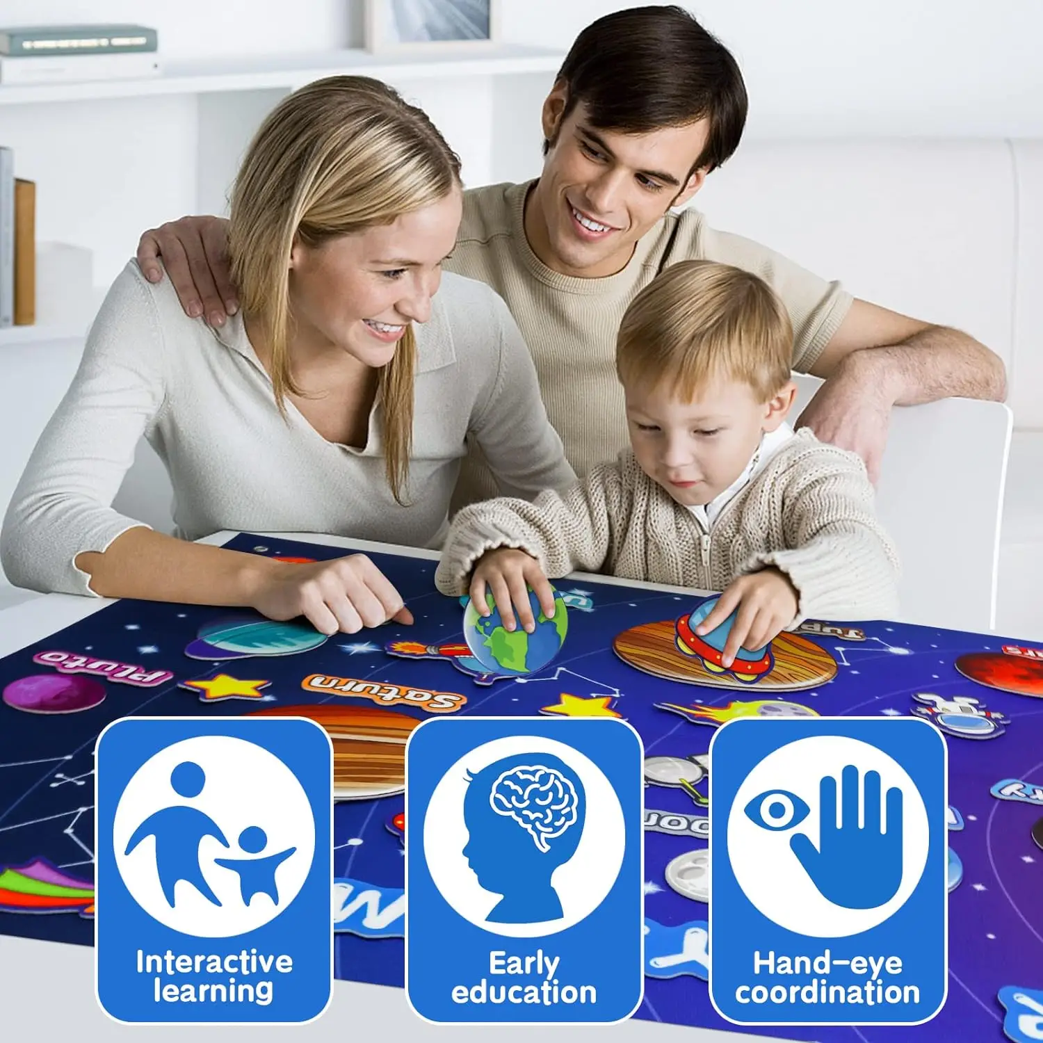 Felt Board Preschool Learning Activities Board - Image 2