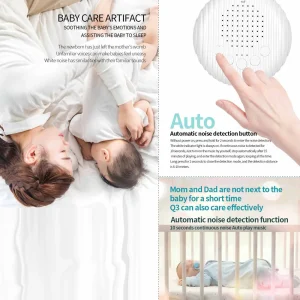White Noise Sound Machine10 Soothing SoundsRechargeable Battery USB - Thumbnail Image 3