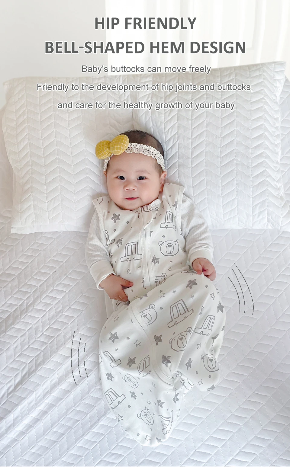 Sleeping Bags For Baby 3-18Months Summer Thin - Image 9