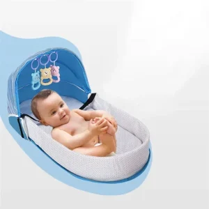 Portable Newborn Baby Bed  Travel Crib, Foldable - Thumbnail Image 5