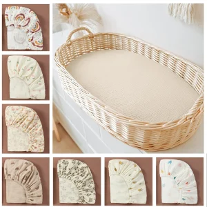 Baby Fitted Bassinet Sheet Newborn - Thumbnail Image 2