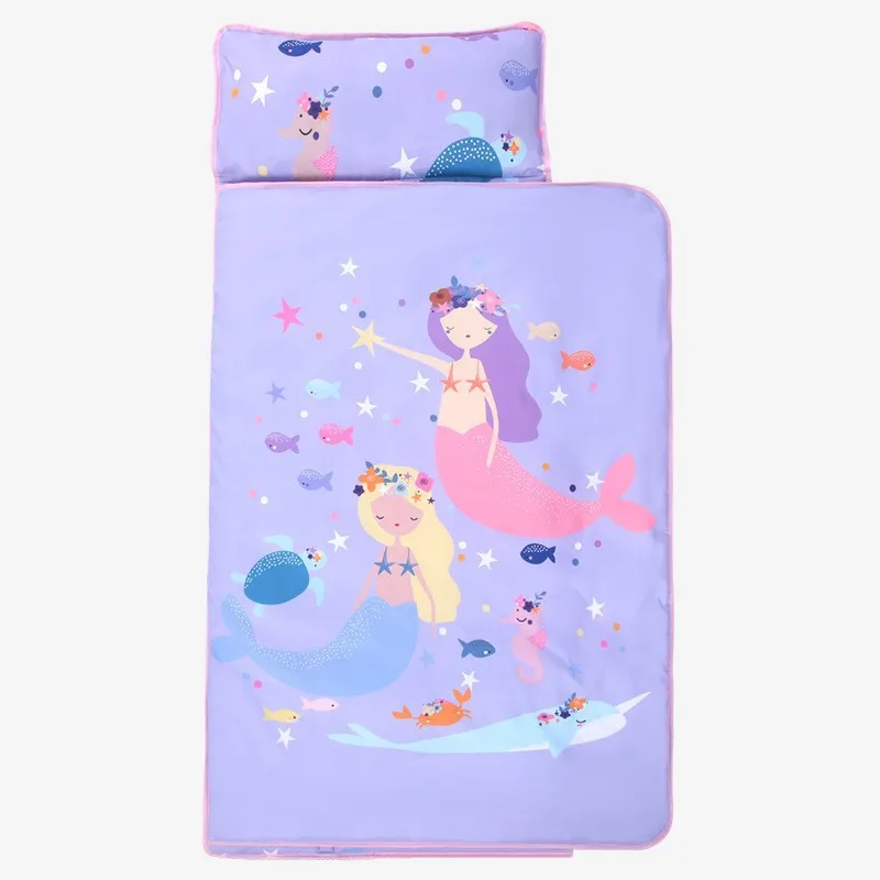 Toddler Nap Mat with Pillow and Blanket,  Kids Sleeping Bag - Image 4