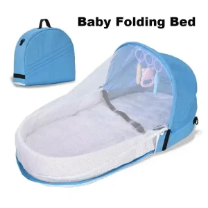Portable Newborn Baby Bed Travel Crib, Foldable