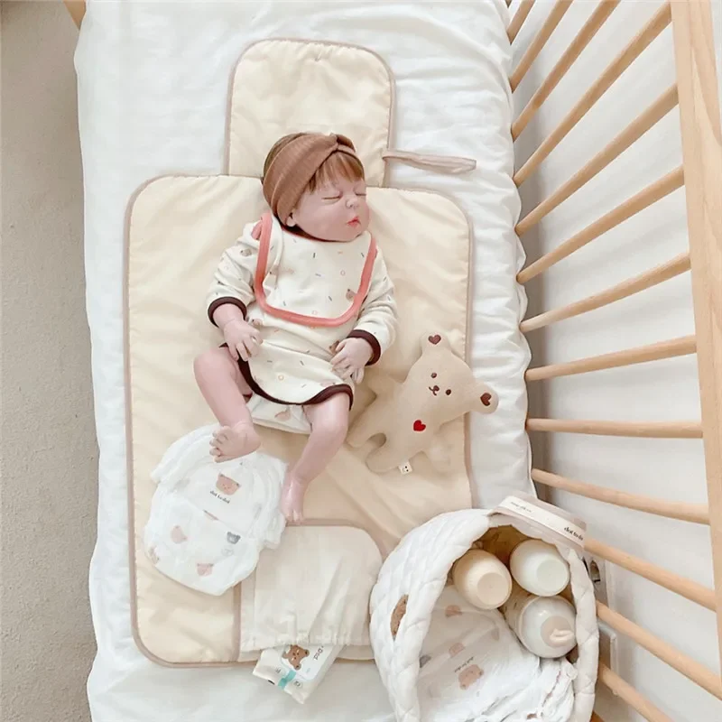 Foldable Baby Diaper Changing Pad Waterproof, for travel - Image 2