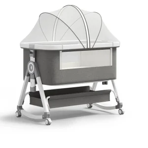 3 in 1 Bedside Sleeper with Storage Basket and Wheels - Thumbnail Image 9