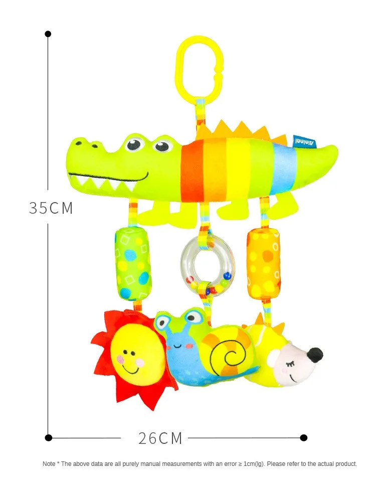 0 3 6 12 Months Rainbow Activity  Hanging Toy for Car Seat ,crib, stroller - Image 13