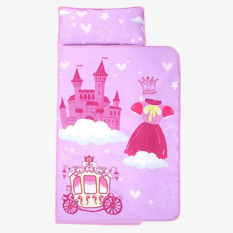 Toddler Nap Mat with Pillow and Blanket,  Kids Sleeping Bag - Image 2