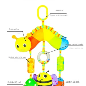0 3 6 12 Months Rainbow Activity  Hanging Toy for Car Seat ,crib, stroller - Thumbnail Image 10