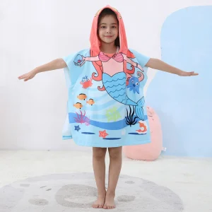 Bathrobe Beach Towel for Kids - Thumbnail Image 4