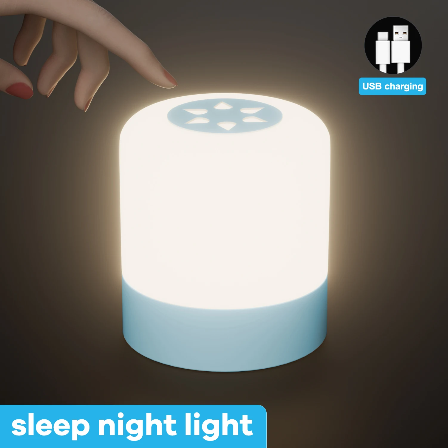 Three-Level Adjustable Sleep Night Light, - Image 1