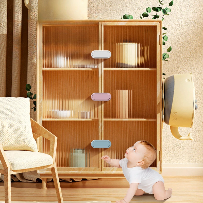 Children's Drawer Safety Latch Cabinet Door Protection - Image 4