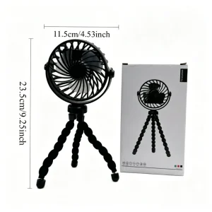 1pc USB Charging Portable Fan, - Thumbnail Image 5