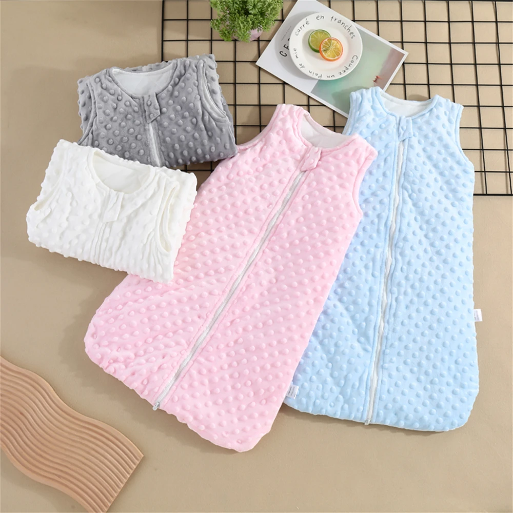 Baby Sleeping Bag 0-6m Autumn and Winter Newborn Leg-Wrapped Sleeping Bag - Image 1