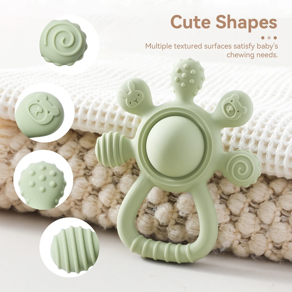 BPA Free Silicone Teether - Image 3