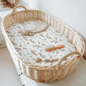 Baby Fitted Bassinet Sheet Newborn - Thumbnail Image 3