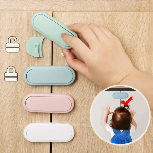 Children's Drawer Safety Latch Cabinet Door Protection