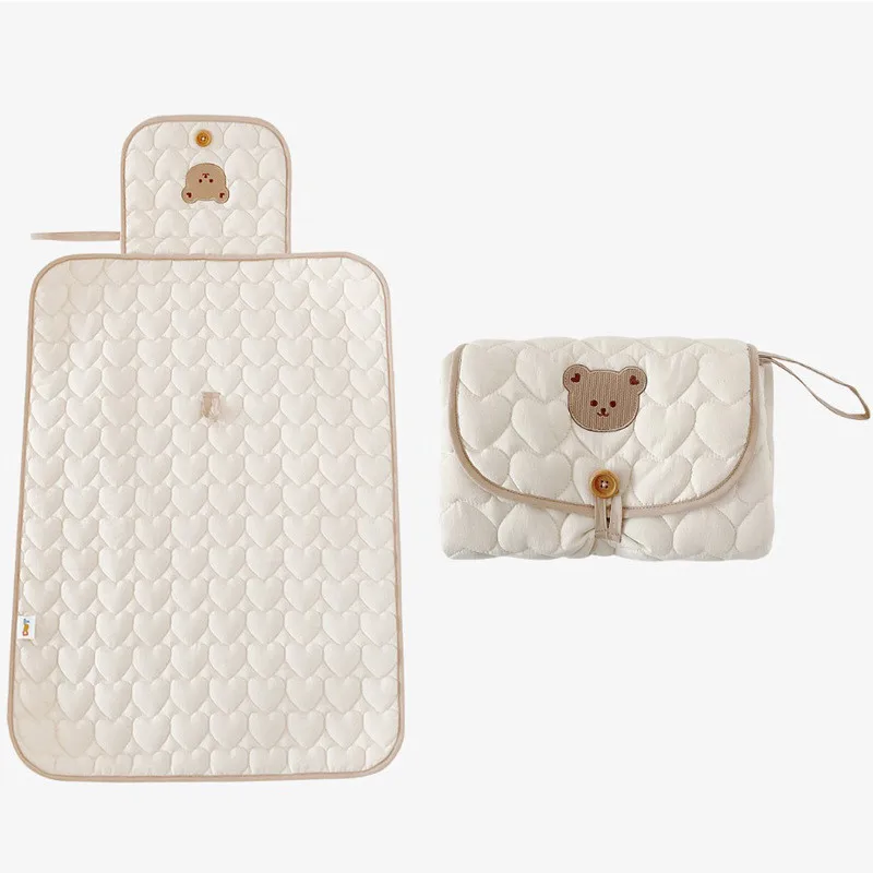 Foldable Baby Diaper Changing Pad Waterproof, for travel - Image 8