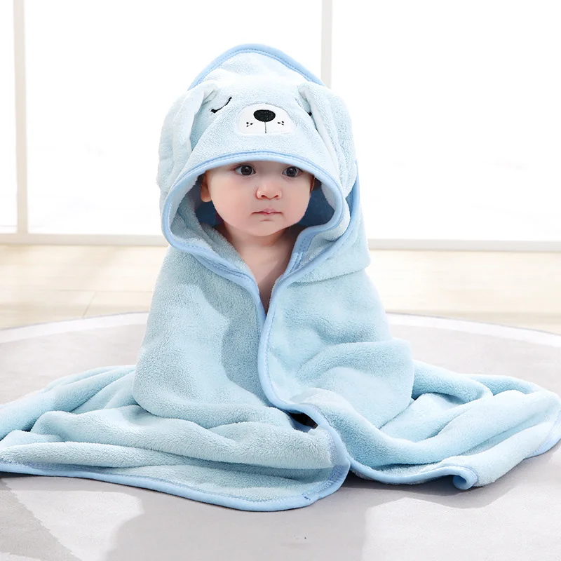 Animal Baby Bath Towels Soft Newborn Hooded Towel - Image 4