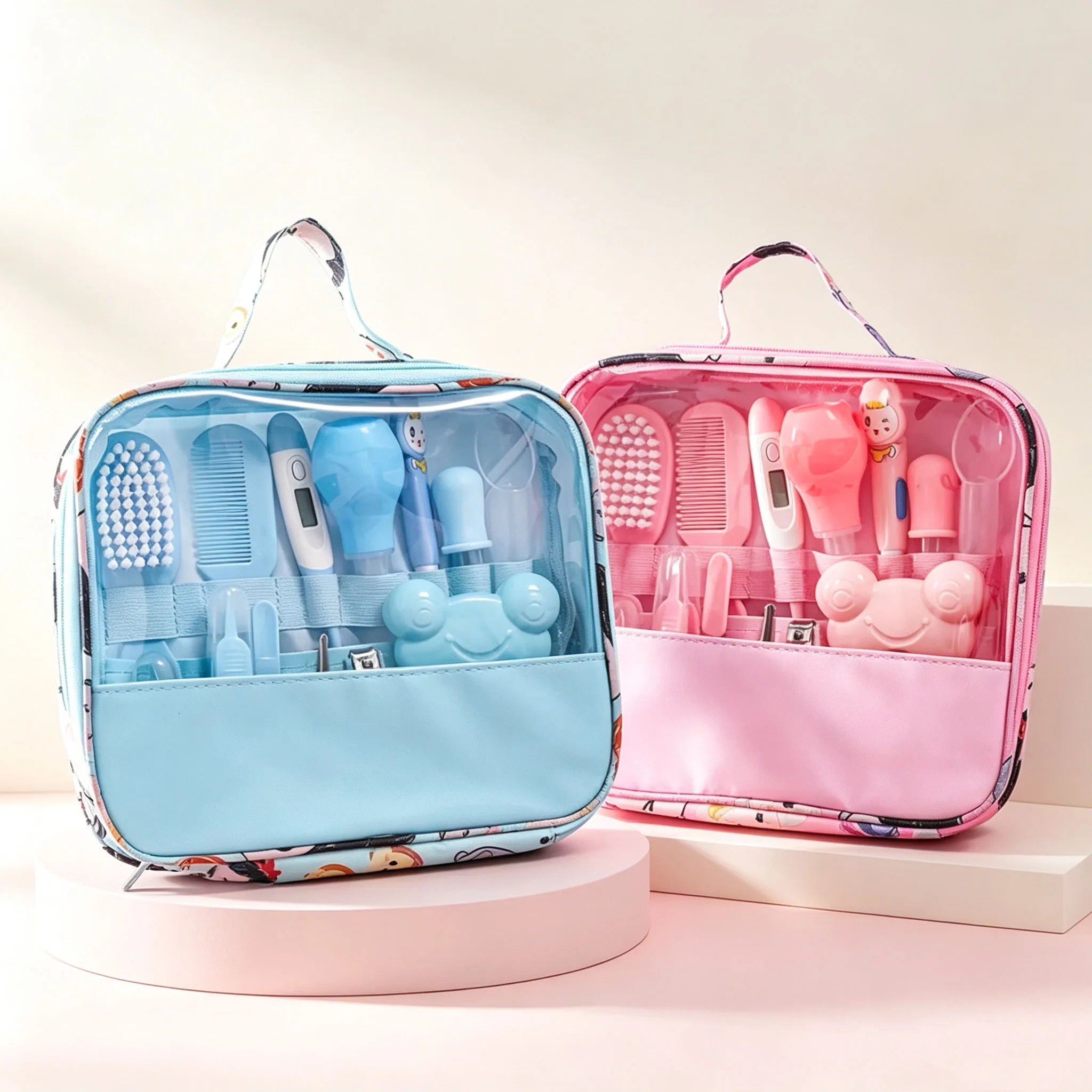 13pcs Baby Care EVA Bag Eight-piece Set Daily Cleaning Supplies Bag - Image 2