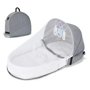 Portable Newborn Baby Bed  Travel Crib, Foldable - Thumbnail Image 9
