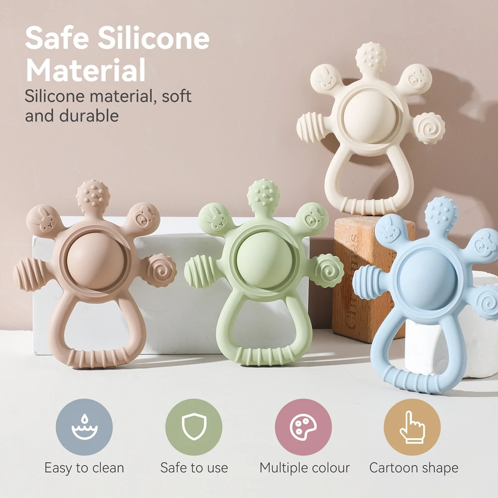BPA Free Silicone Teether - Image 2