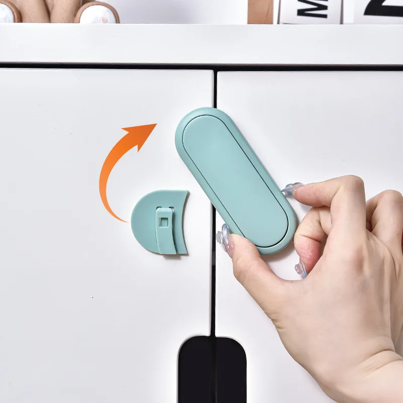 Children's Drawer Safety Latch Cabinet Door Protection - Image 3