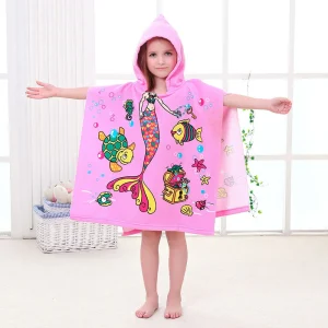 Bathrobe Beach Towel for Kids - Thumbnail Image 7