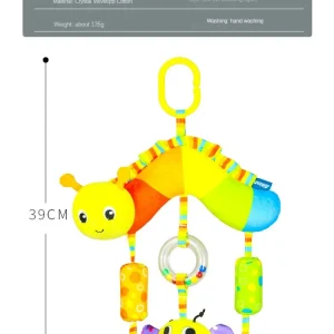 0 3 6 12 Months Rainbow Activity  Hanging Toy for Car Seat ,crib, stroller - Thumbnail Image 12