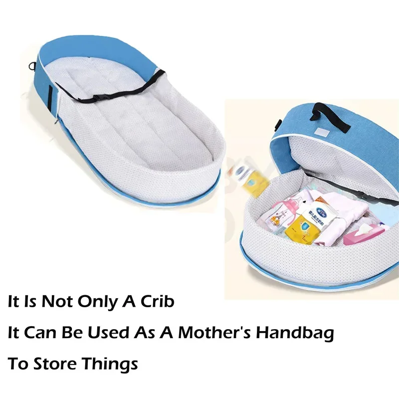 Portable Newborn Baby Bed  Travel Crib, Foldable - Image 6