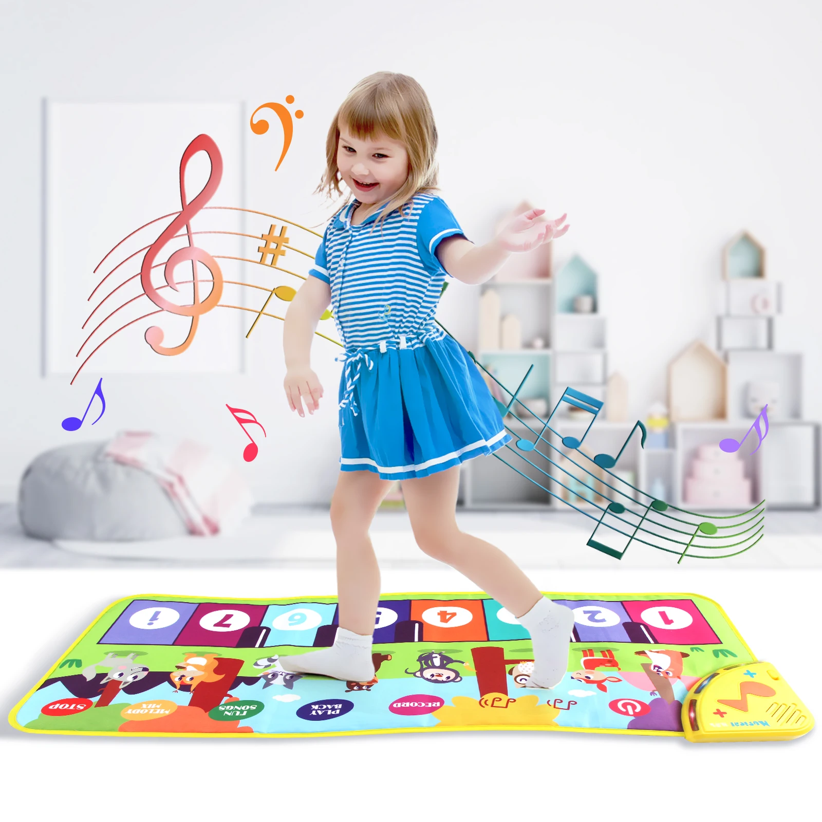 80x30cm Kids Music Piano Mat keyboard Dance Mat - Image 2