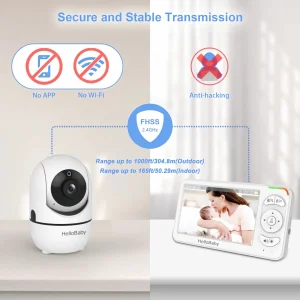 HelloBaby  Baby Monitor,  2x Digital Zoom - Thumbnail Image 5