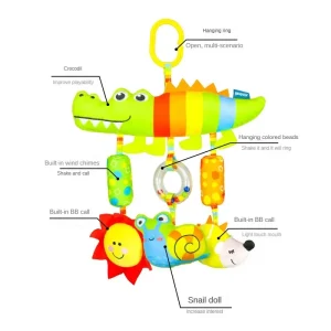 0 3 6 12 Months Rainbow Activity  Hanging Toy for Car Seat ,crib, stroller - Thumbnail Image 2