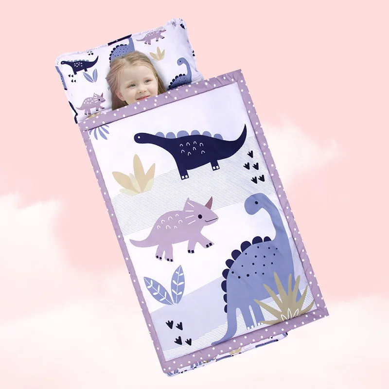 Toddler Nap Mat with Pillow and Blanket,  Kids Sleeping Bag - Image 3
