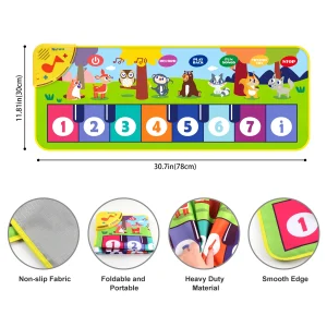 80x30cm Kids Music Piano Mat keyboard Dance Mat - Thumbnail Image 4