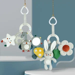 0 3 6 12 Months Rainbow Activity  Hanging Toy for Car Seat ,crib, stroller - Thumbnail Image 14