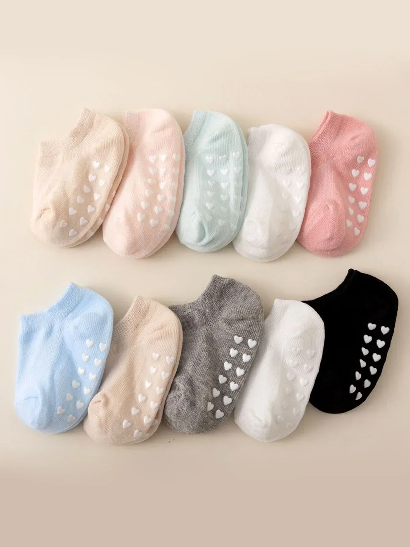 5 pairs of baby love glue anti slip socks, - Image 2