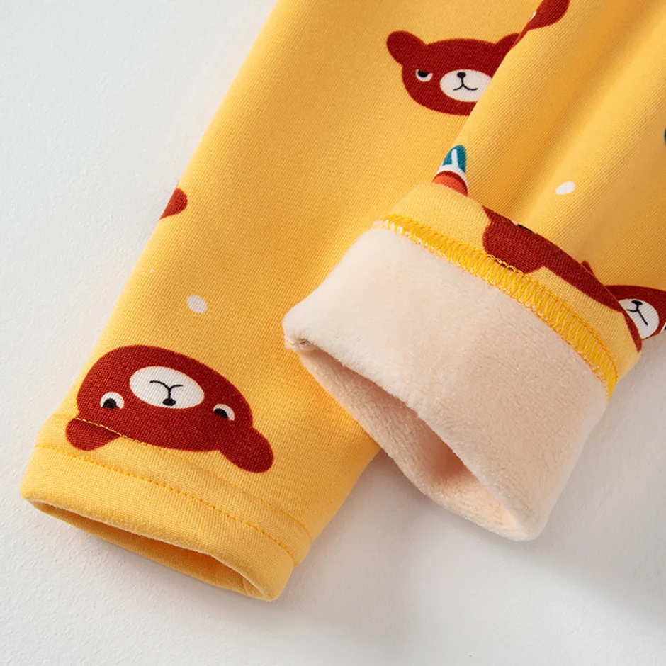 2-Piece Winter Plus Velvet, Long-Sleeved pajamas for Boys & Girls - Image 19
