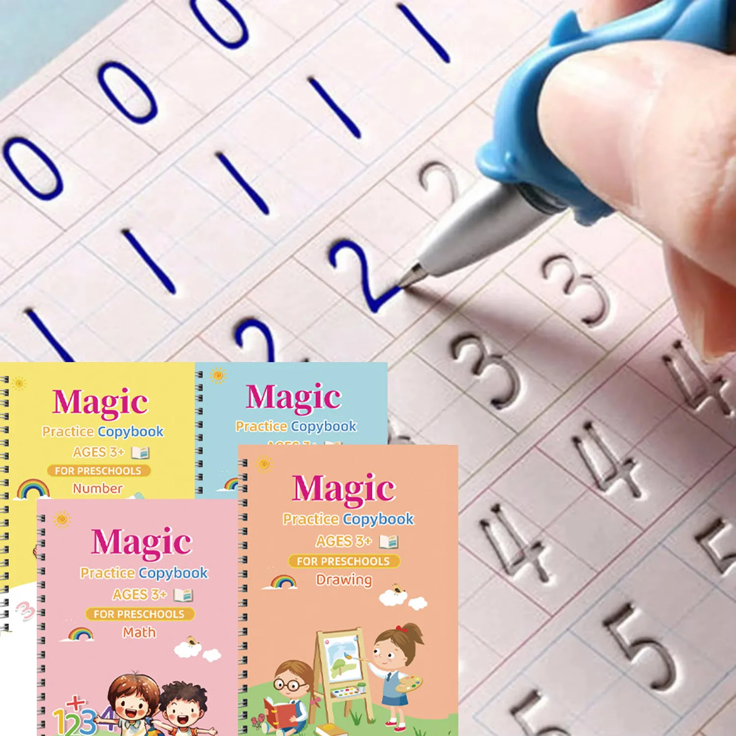 Magic Practice Copybook &Pen for Preschools Kids - Image 2
