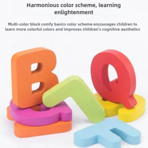 Kids Alphabetic, Arithmetic, Numbers,, Geometric Shapes, Wooden Puzzles for Preschoolers - Thumbnail Image 16
