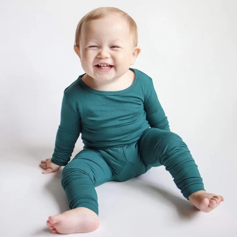 2026 Bamboo Fiber Toddler Kids Pajama Sets For 9M-7T Boy/ Girl - Image 3