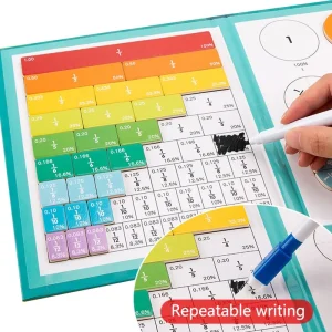 Magnetic Fraction Learning, Wooden Fraction Book - Thumbnail Image 4