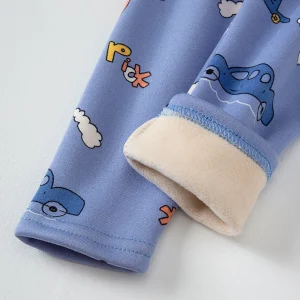 2-Piece Winter Plus Velvet, Long-Sleeved pajamas for Boys & Girls - Thumbnail Image 21
