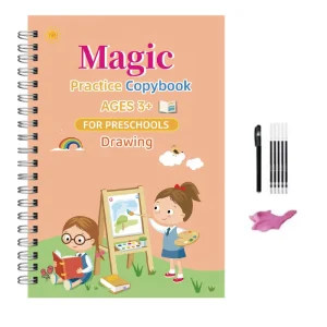 Magic Practice Copybook &Pen for Preschools Kids - Thumbnail Image 6