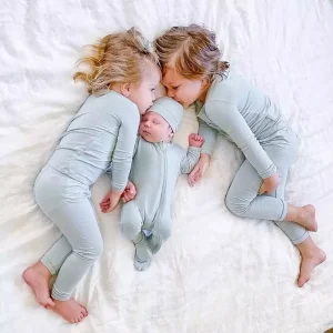 2026 Bamboo Fiber Toddler Kids Pajama Sets For 9M-7T Boy/ Girl - Thumbnail Image 2
