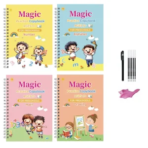Magic Practice Copybook &Pen for Preschools Kids - Thumbnail Image 3