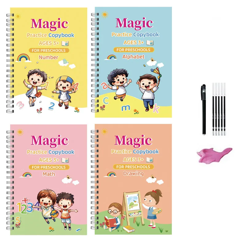 Magic Practice Copybook &Pen for Preschools Kids - Image 3