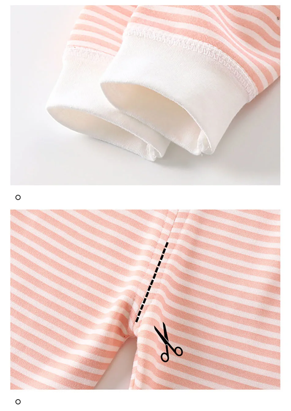 Warm Fleece Lined  Boys/ Girls Striped Set Pajamas - Image 17
