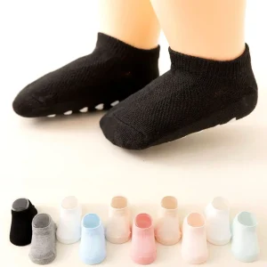 5 pairs of baby love glue anti slip socks,