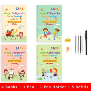 Sank Magic Practice Copybook & Pen for Preschool Kids - Thumbnail Image 6
